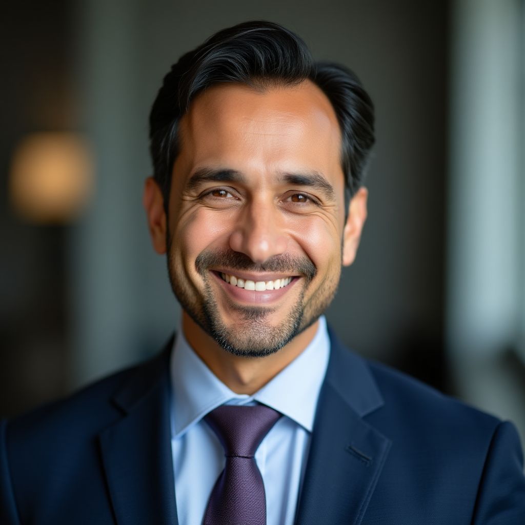 Retrato de Javier Morales, Jefe de Operaciones